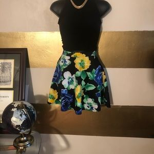 Forever 21 floral print skirt.